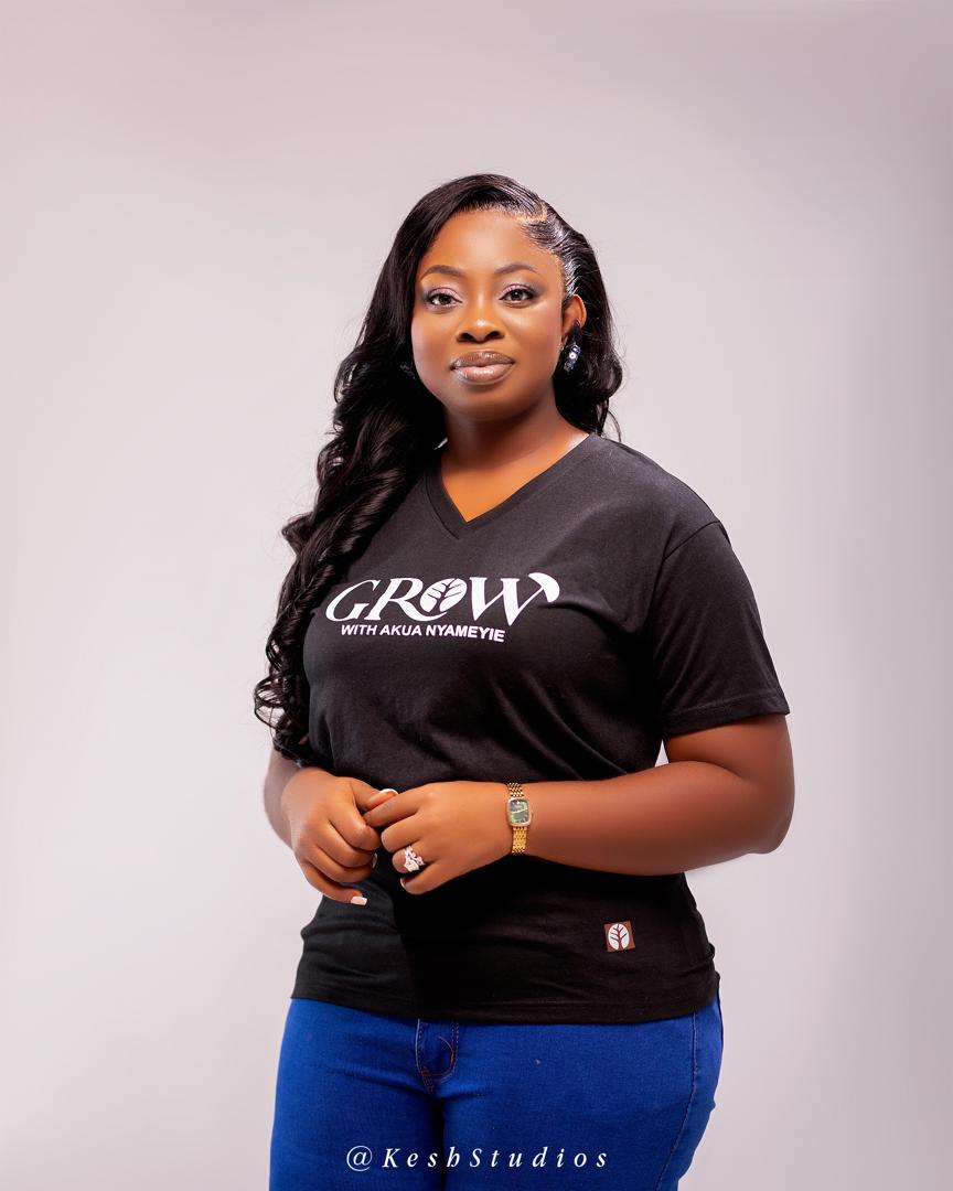 Akua Nyameyie, founder of Grow With A.N.